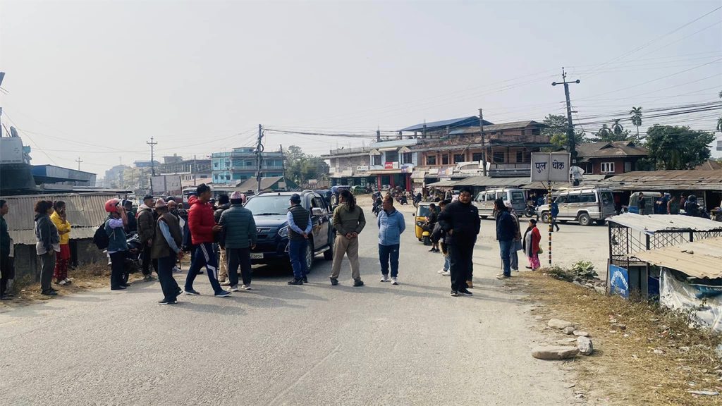 Impact of strike in Taplejung, leader Pradip Maden arrested