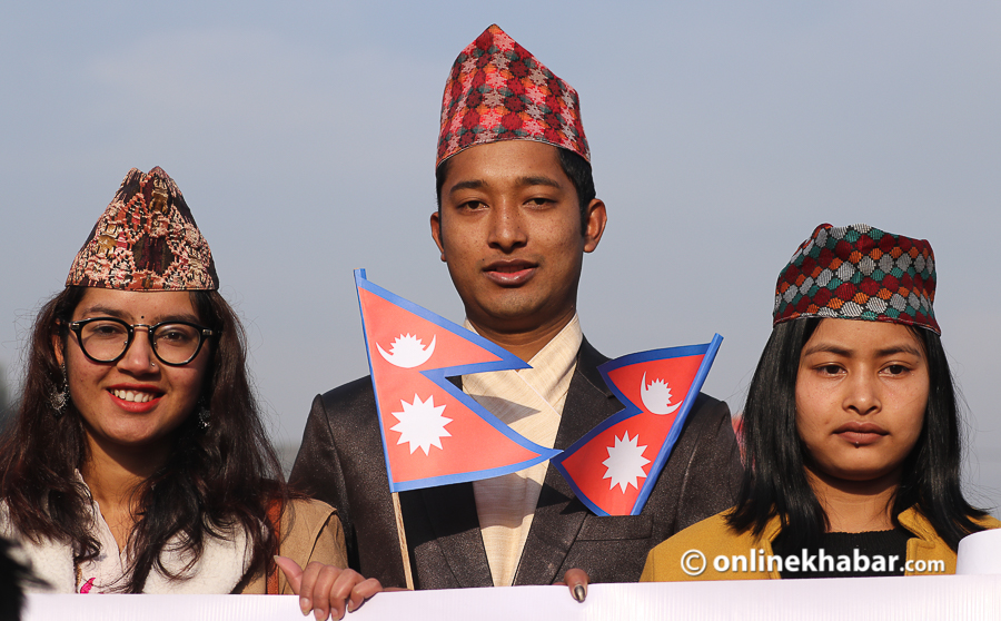 Why is Nepali Topi Day celebrated on the English New Year?