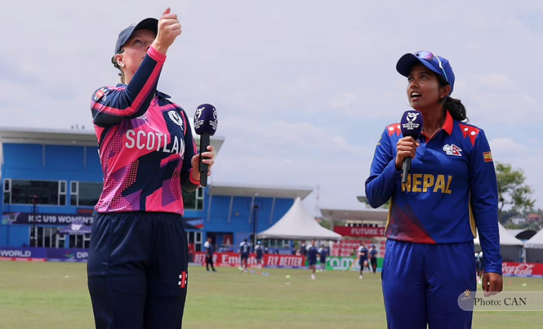 U-19 Women’s World Cup: Nepal opts to bat after winning toss against Scotland