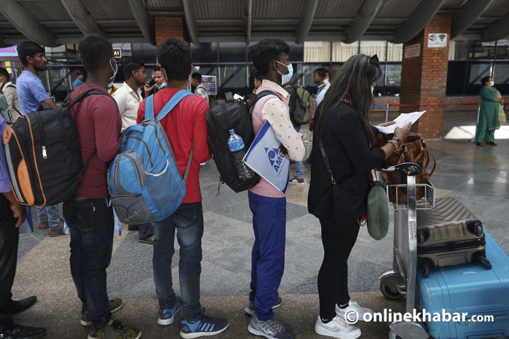 Over 65,000 Nepali youths leave for foreign jobs monthly