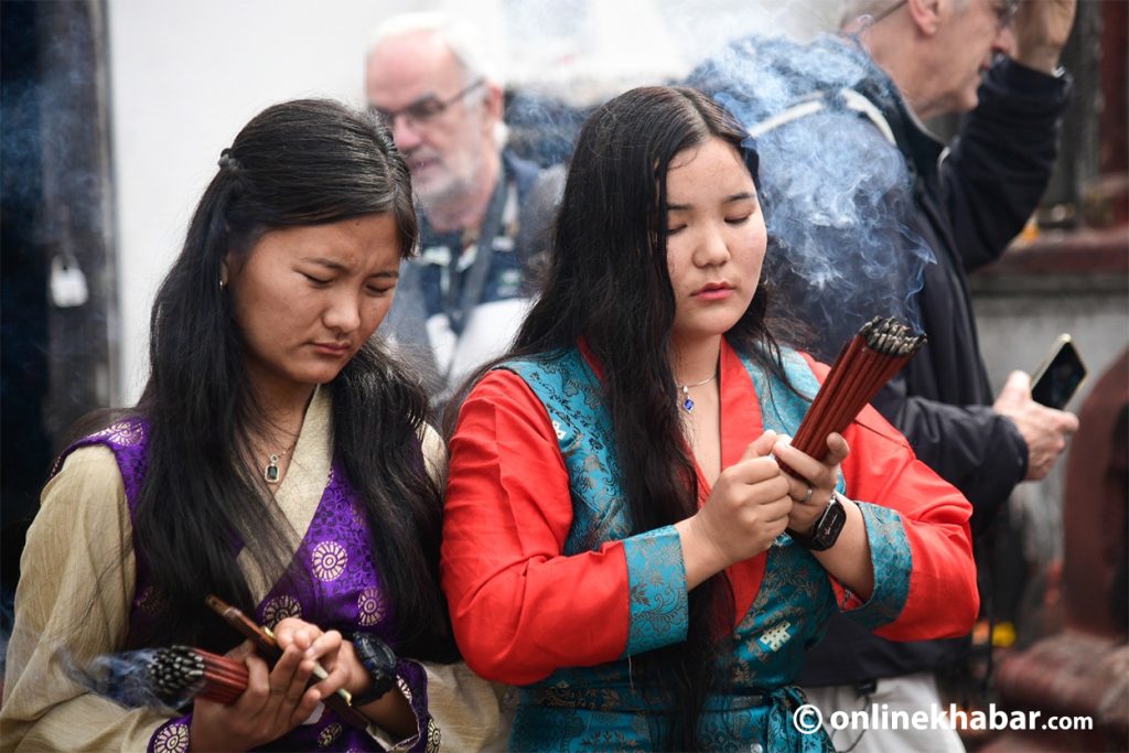 Sherpa community celebrates Gyalpo Losar at Boudhanath (Photos)