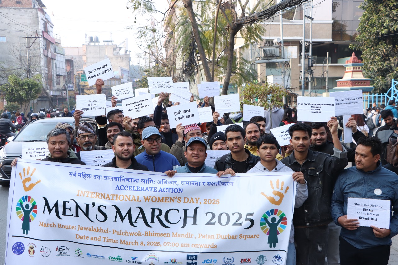 Men’s march: Calls for an end to violence against women and girls