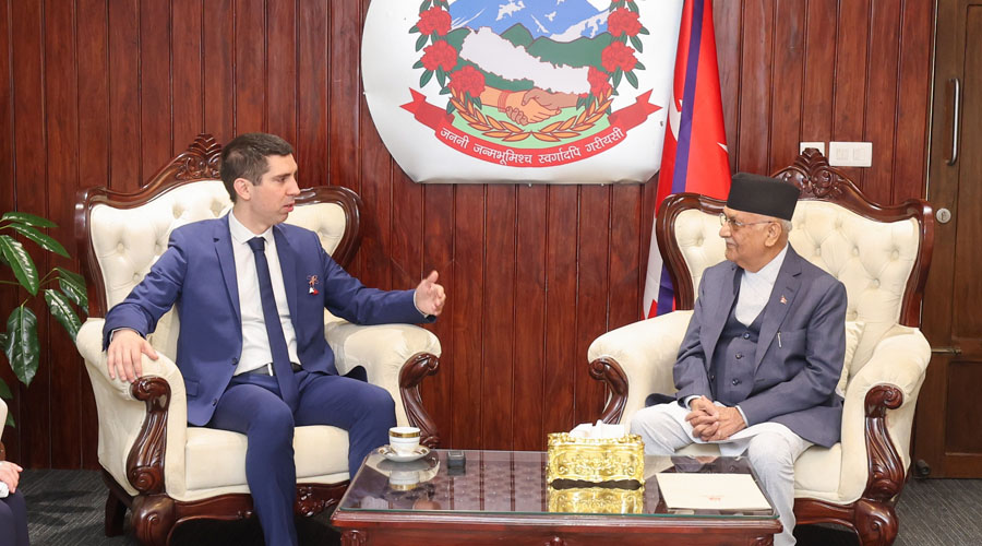 Moldovan Deputy Prime Minister pays courtesy call on Prime Minister Oli