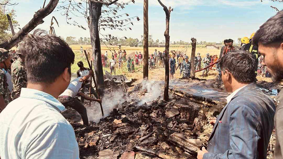 2 children killed, 8 houses destroyed in Morang fire